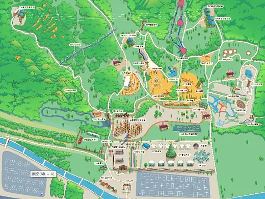 三江景区手绘地图在紧急疏散与救援中的重要作用 ？